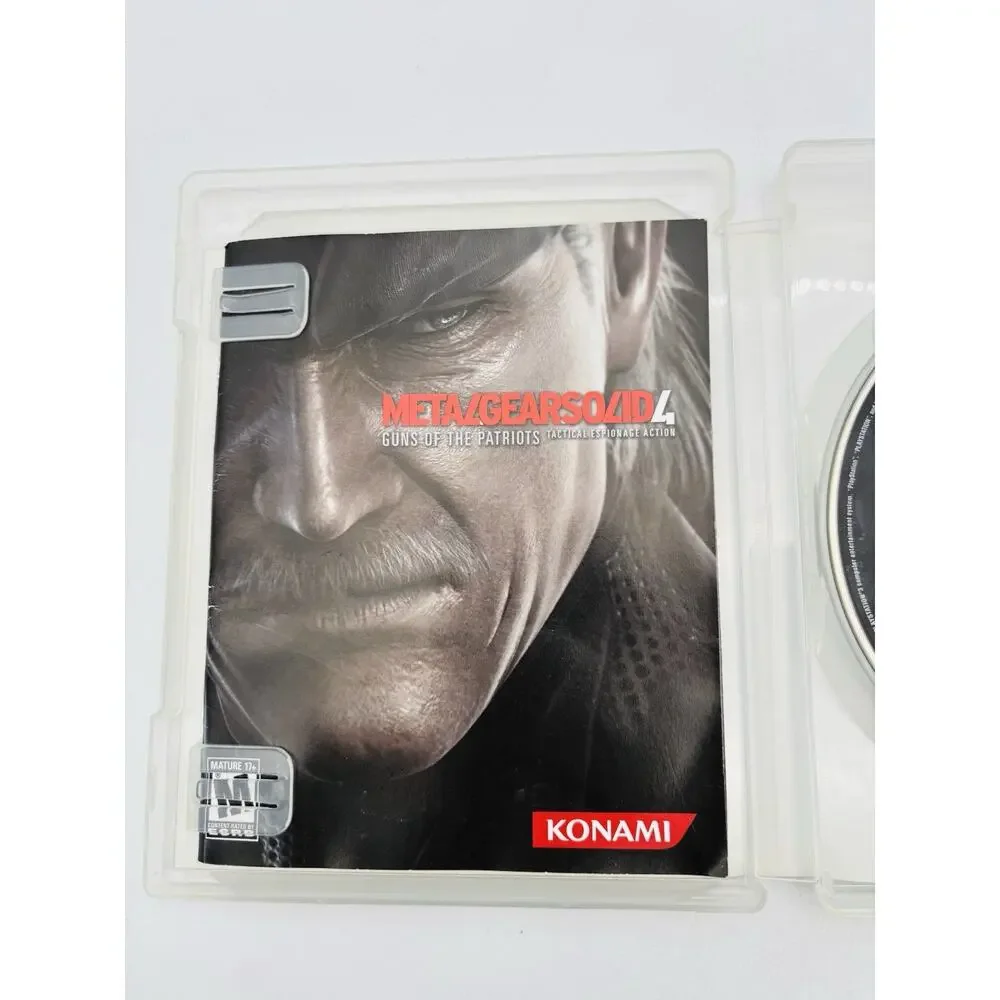 Metal Gear Solid 4 Guns of the Patriots PlayStation 3 PS3 CIB Complete Tested